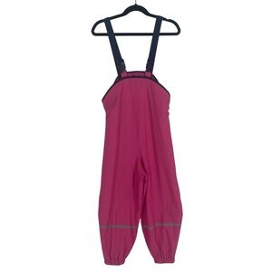 Playshoes Pink Waterproof Cotton Lined Overalls Size 116 (5-6 Years)